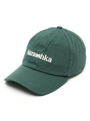 Nanushka Val organic-cotton baseball cap - Green