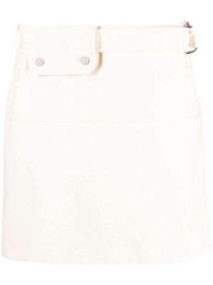 Nanushka wrap organic-cotton mini skirt - Neutrals