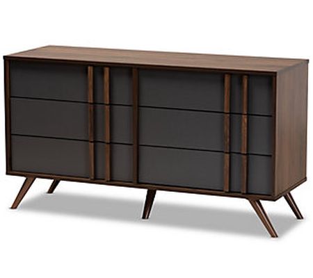 Naoki Modern and Contemporary Two-Tone Bedroom Dresser