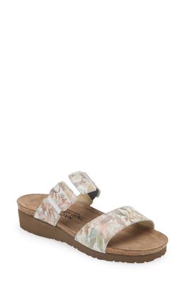 Naot 'Ashley' Sandal in Floral Leather