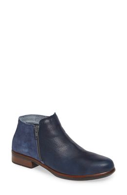 Naot 'Helm' Bootie in Slate/Midnight Leather/Suede