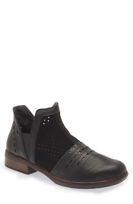 Naot Rivotra Bootie in Black Suede/Leather