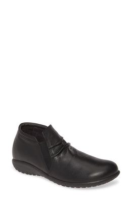 Naot Terehu Bootie in Soft Black Leather