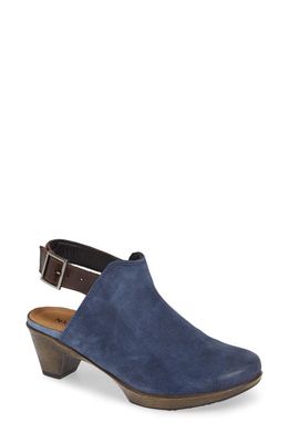 Naot Upgrade Bootie in Blue/Walnut Suede/Leather