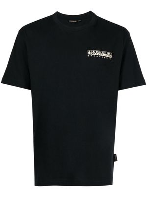 Napapijri Bolivar logo-print crew-neck T-shirt - Black
