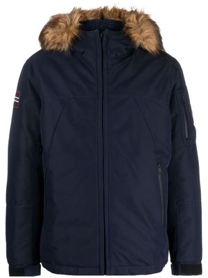 Napapijri hooded padded coat - Blue