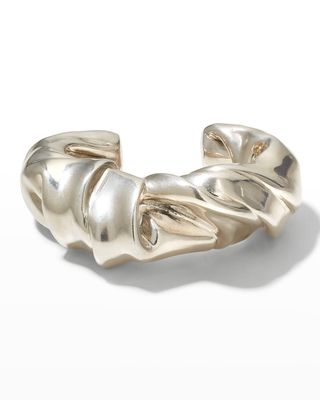 Nappa Twist Large Cuff Bracelet