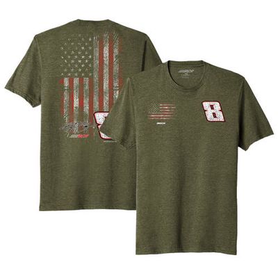 NASCAR Men's Richard Childress Racing Team Collection Olive Kyle Busch Military Flag T-Shirt