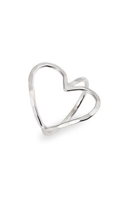 Nashelle Complete Heart Ring in Sterling Silver