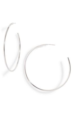 Nashelle Everyday Hoop Earrings in Sterling Silver