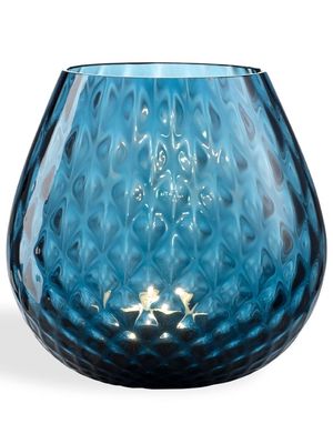 NasonMoretti glass candle holder - Blue