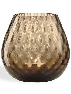 NasonMoretti glass candle holder - Brown