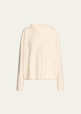 Natalia Cashmere Drop-Shoulder Sweater
