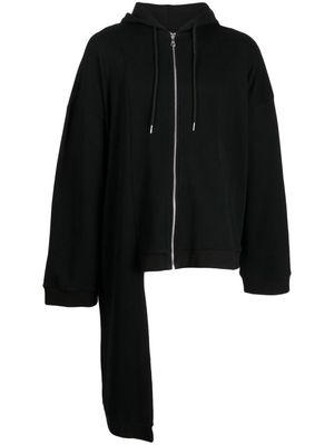 Natasha Zinko asymmetric-design hooded jacket - Black