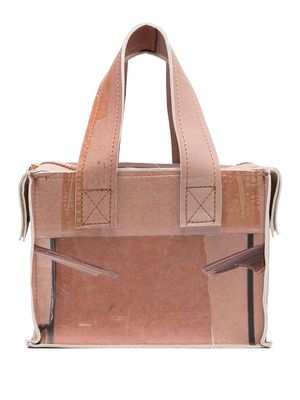 Natasha Zinko box-print mini shoulder bag - Brown