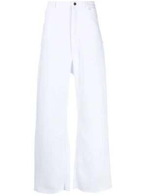 Natasha Zinko box-shaped pockets trousers - White