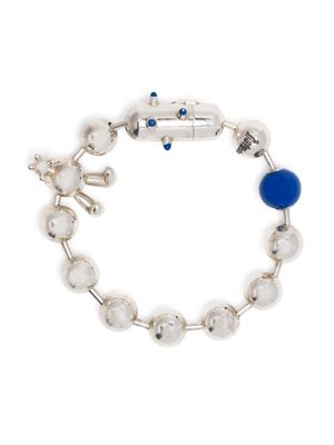 Natasha Zinko Bunny chain-bead bracelet - Silver