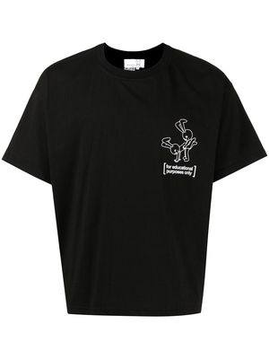 Natasha Zinko bunny-print T-shirt - Black