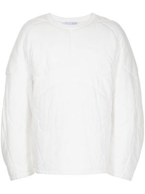 Natasha Zinko Monster padded-design sweatshirt - White
