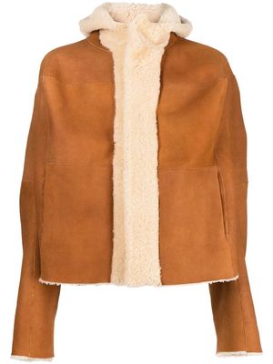 Natasha Zinko Shearling Bunnies jacket - Brown