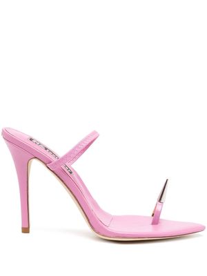 Natasha Zinko spike-toe heeled sandals - Pink