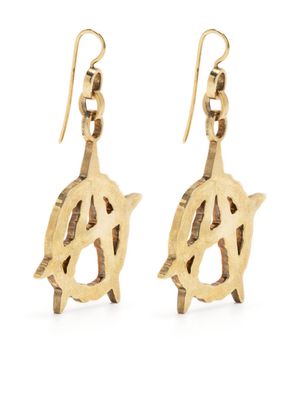Natasha Zinko symbol-motif gold earring