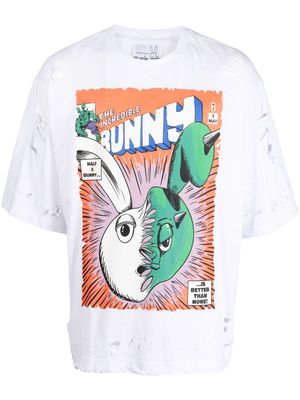 Natasha Zinko The Incredible Bunny cotton T-shirt - White