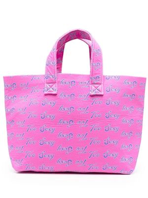 Natasha Zinko Too Sexy repeated-print tote bag - Pink