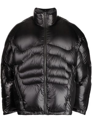 Natasha Zinko zip-up puffer jacket - Black