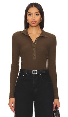 Nation LTD Chase Turtleneck in Chocolate