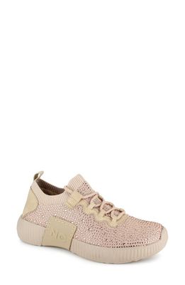 National Comfort Kaycey Decorative Water Resistant Sneaker in Natural Nude 