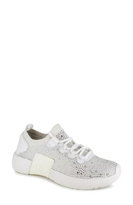 National Comfort Kaycey Decorative Water Resistant Sneaker in White