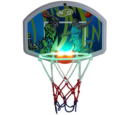 National Sporting Goods LED Light Up Basketball Set