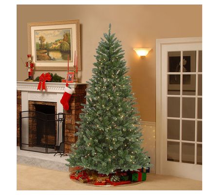 National Tree 6.5 ft. Peyton Spruce Tree with C lear Lights
