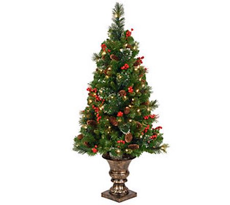 National Tree Company 4' Entrance Tree w/ Clear Lights