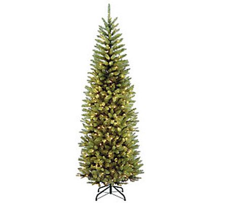 National Tree Company 7.5' Prelit Kingswood Fir Tree