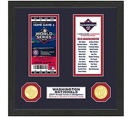 Nationals 1st Time MLB World Series Champs Tick et Collection