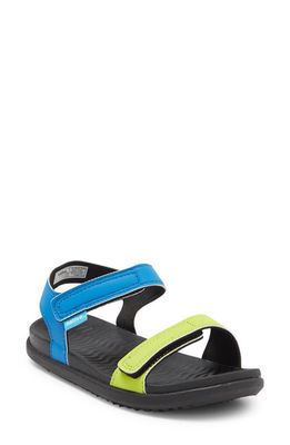Native Shoes Charlie Colorblock Sandal in Chartreuse/Jiffy Black
