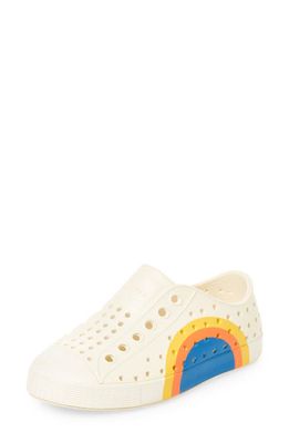 Native Shoes Jefferson Colorblock Sugarlite Slip-On Sneaker in Ivory/Blue Multi