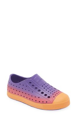 Native Shoes Jefferson Ombré Sugarlite Slip-On Sneaker in Ultra Violet/Apricot Orange