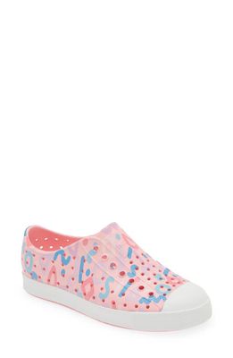 Native Shoes Jefferson Sugarlite Slip-On Sneaker in Shell White/Milk Pink
