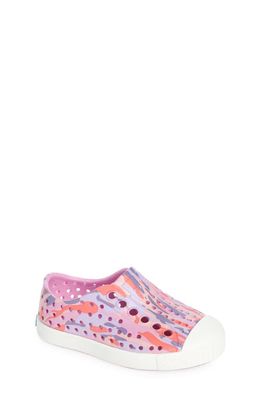 Native Shoes Jefferson Water Friendly Perforated Slip-On in Winterberry Pink/White/Camo