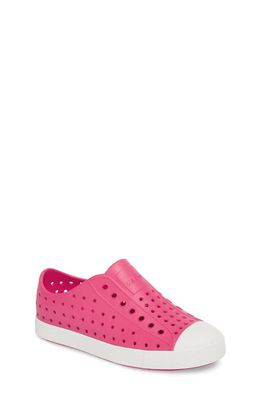 Native Shoes Jefferson Water Friendly Slip-On Sneaker in Hollywood Pink/Shell White