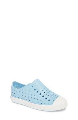 Native Shoes Jefferson Water Friendly Slip-On Sneaker in Sky Blue/Shell White