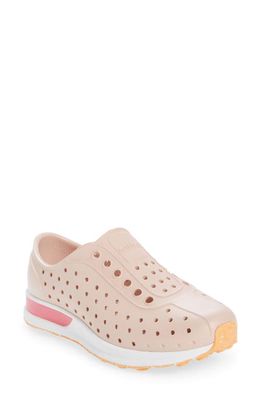 Native Shoes Kids' Robbie Sugarlite Slip-On Sneaker in Camp Pink/Shell White