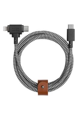 Native Union Belt Power Cable Duo in Zebra