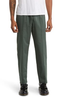 Native Youth Relaxed Fit Cotton Trousers in Green