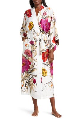 Natori Anais Chameuse Robe in Alabaster Combo