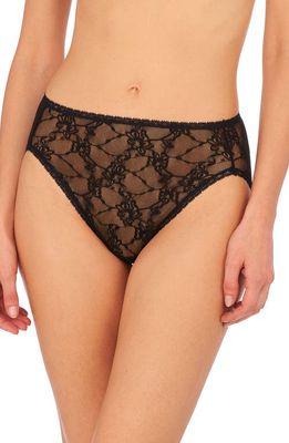 Natori Bliss Allure Lace French Cut Panties in Black