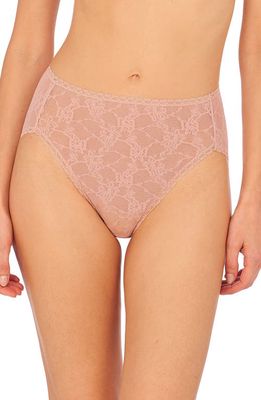 Natori Bliss Allure Lace French Cut Panties in Rose Beige